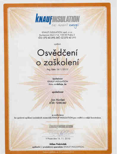 Certifikáty a osvědčení