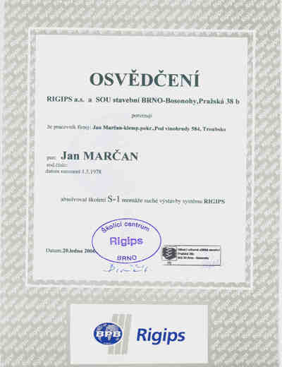 Certifikáty a osvědčení